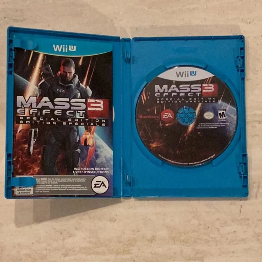 Mass Effect 3 Special Edition Nintendo Wii U Game CIB Tested